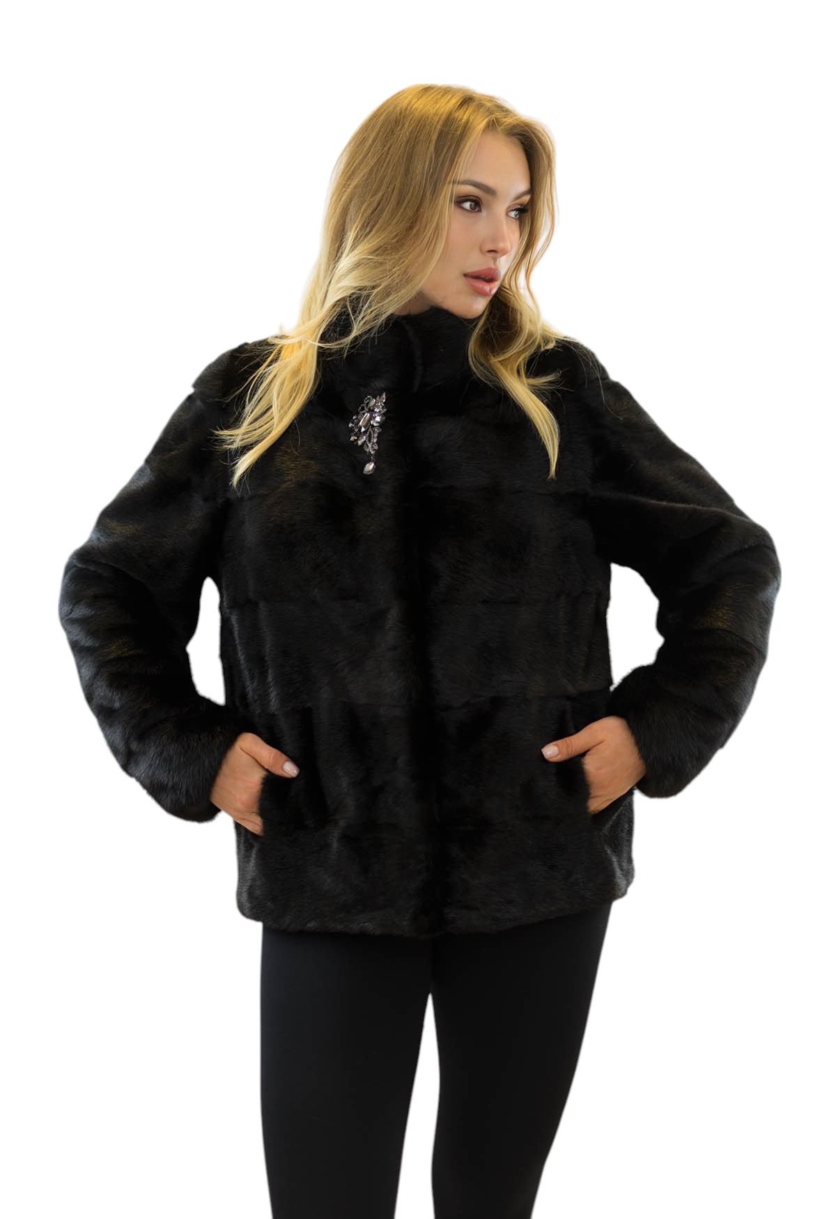 Damen Pelzjacke Lia aus Natur Nerz