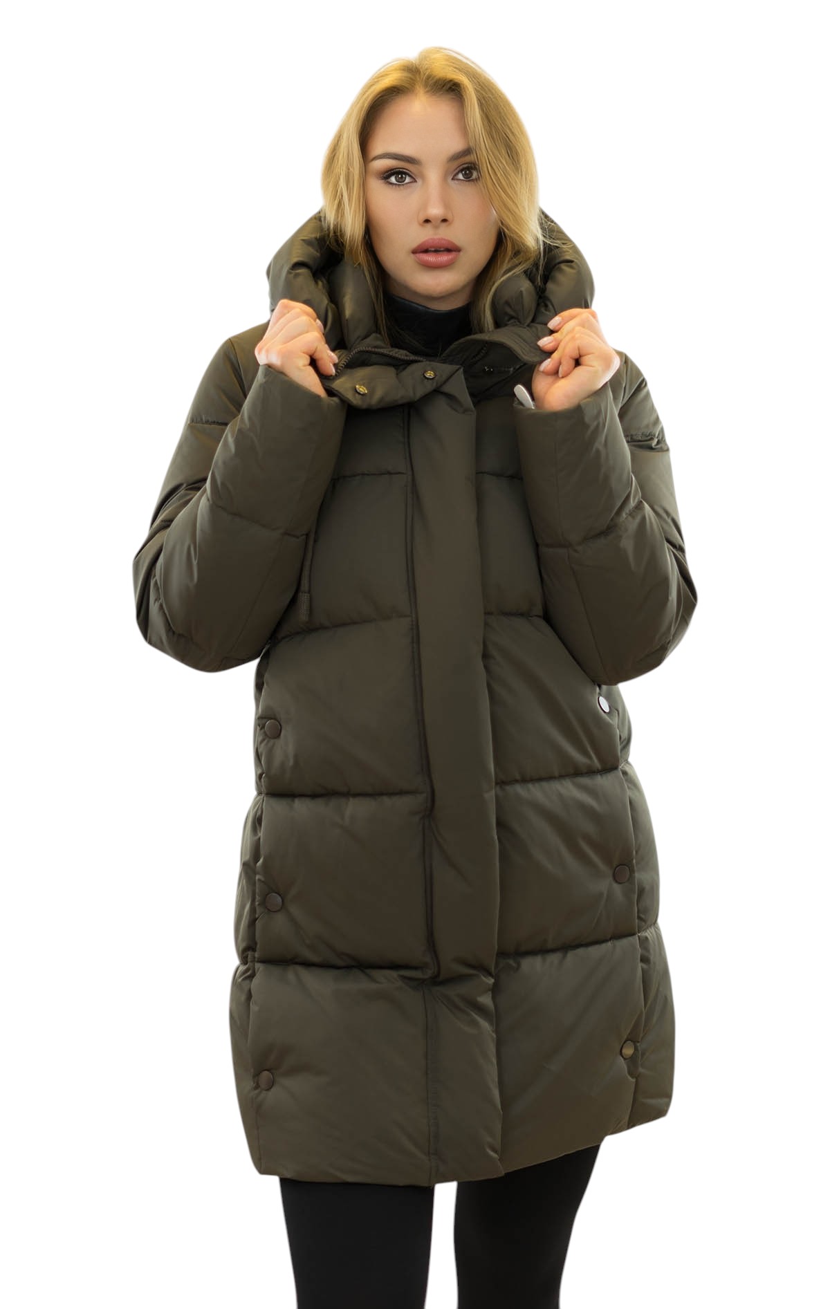 Damen Winterjacke schokobraun robust & wärmend