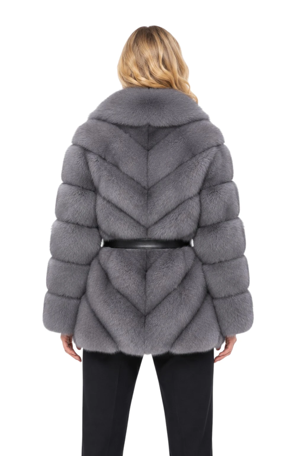Damen Echtpelzjacke Embla mit weicher Fuchsfellstruktur
