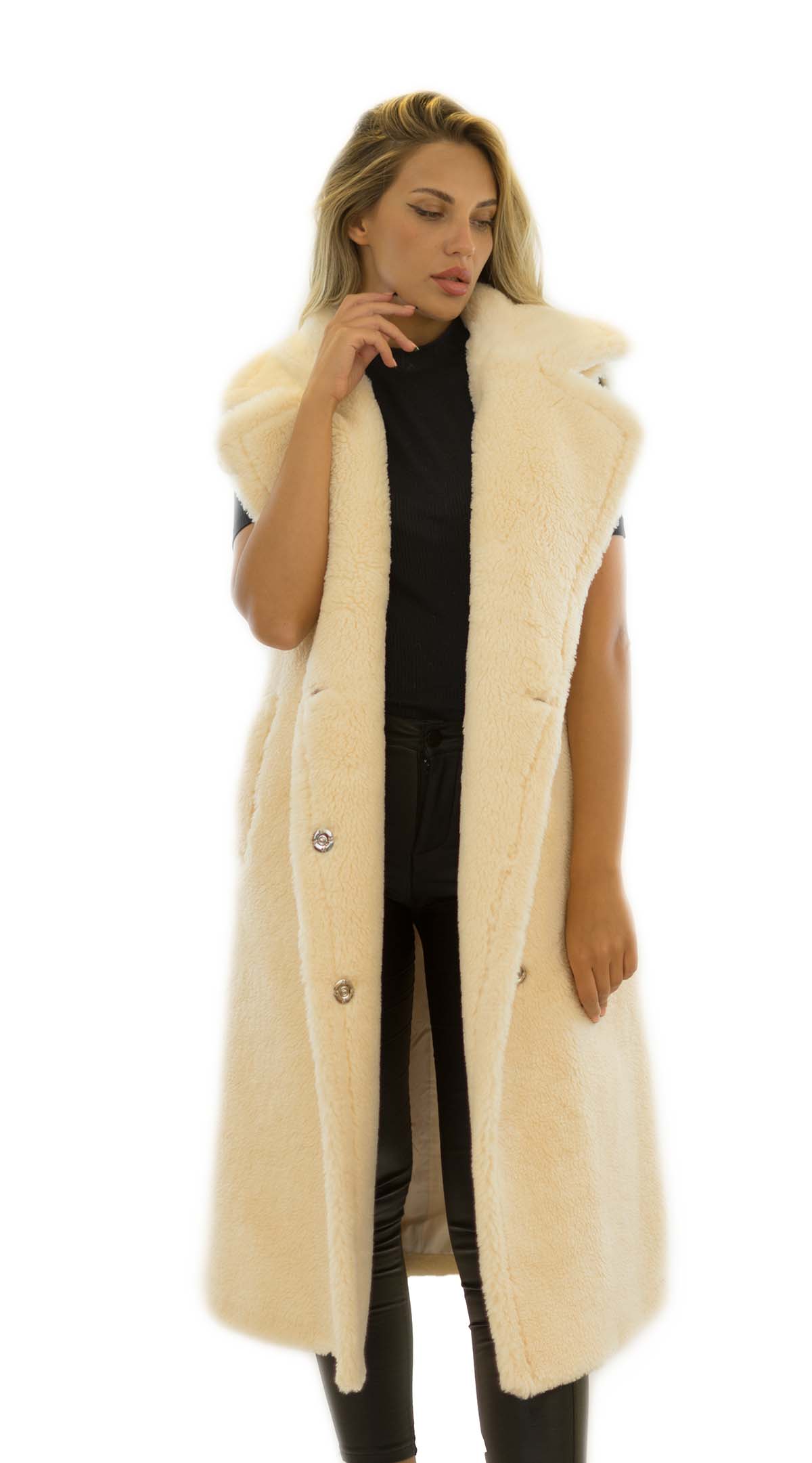 Wollmantel Woolcoat Teddybear Mantel Wintermantel 100 % Wolle