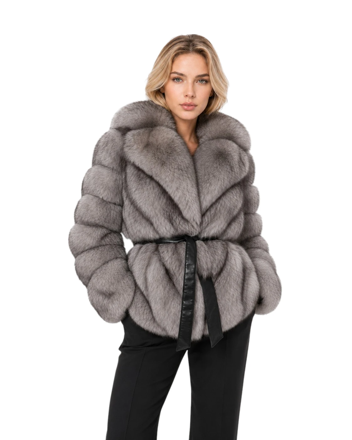 Kurze Damen Pelzjacke Embla aus Fuchsfell