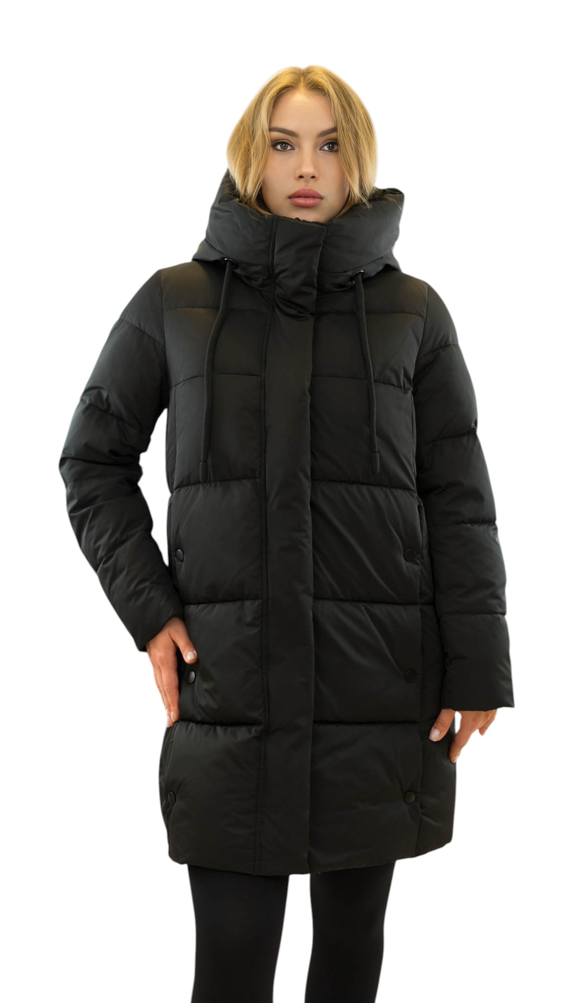 Thermojacke Saga Damen schwarz wetterfest & gefüttert