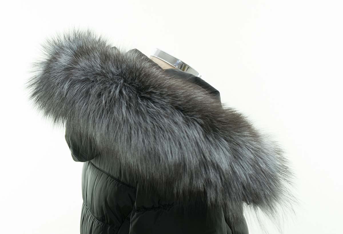 Pelzkragen Silber 4