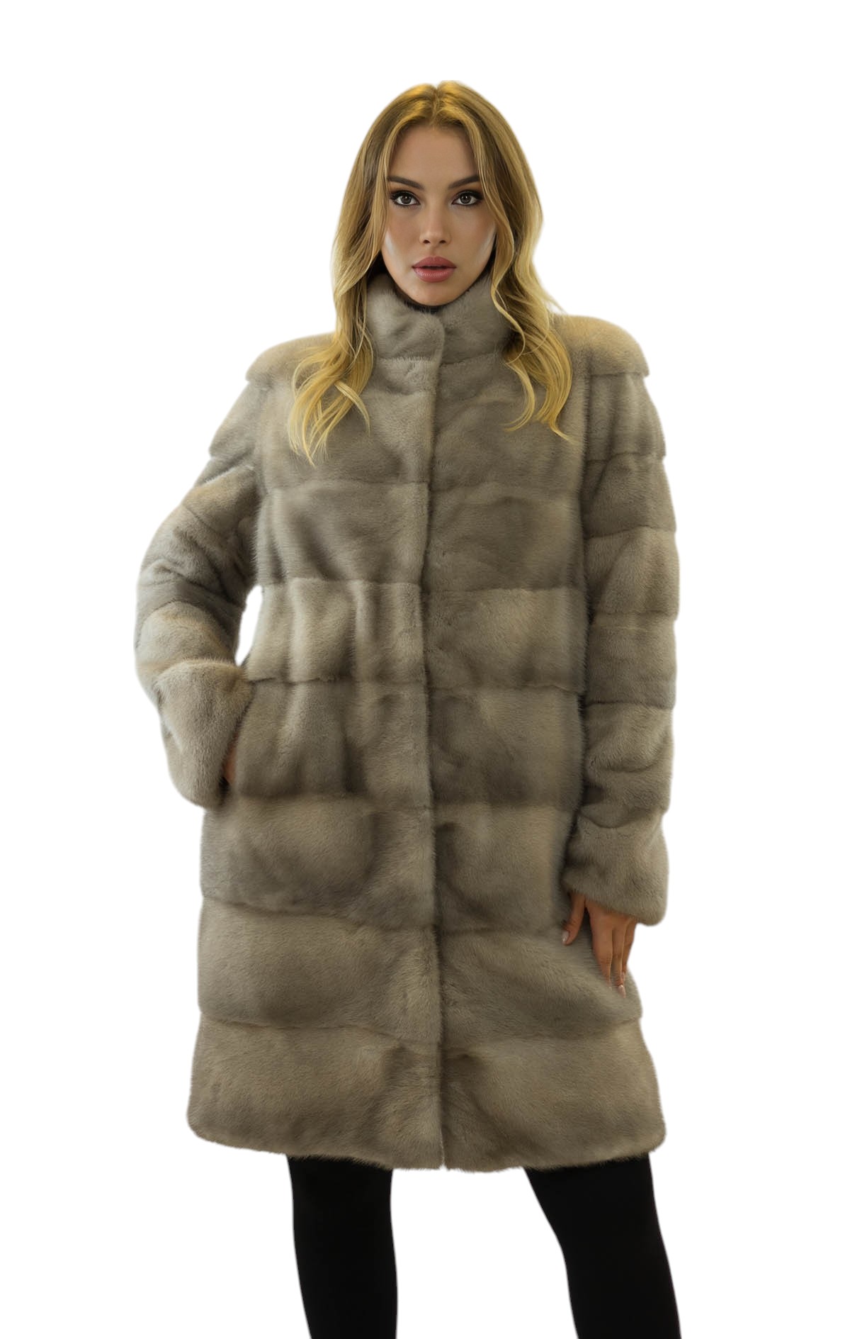 Nerzmantel, Nerzjacke, Nerzweste in einem