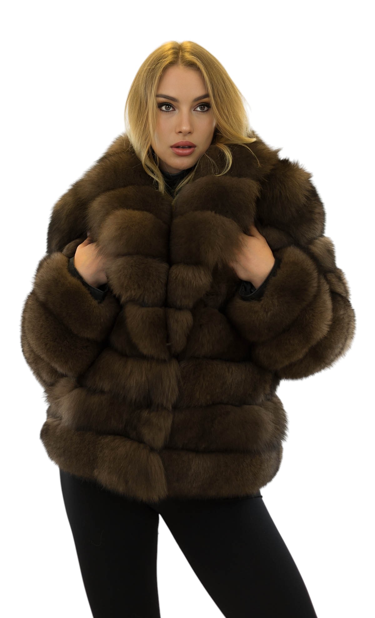 Echtfelljacke Marlene mit natürlichem Glanz