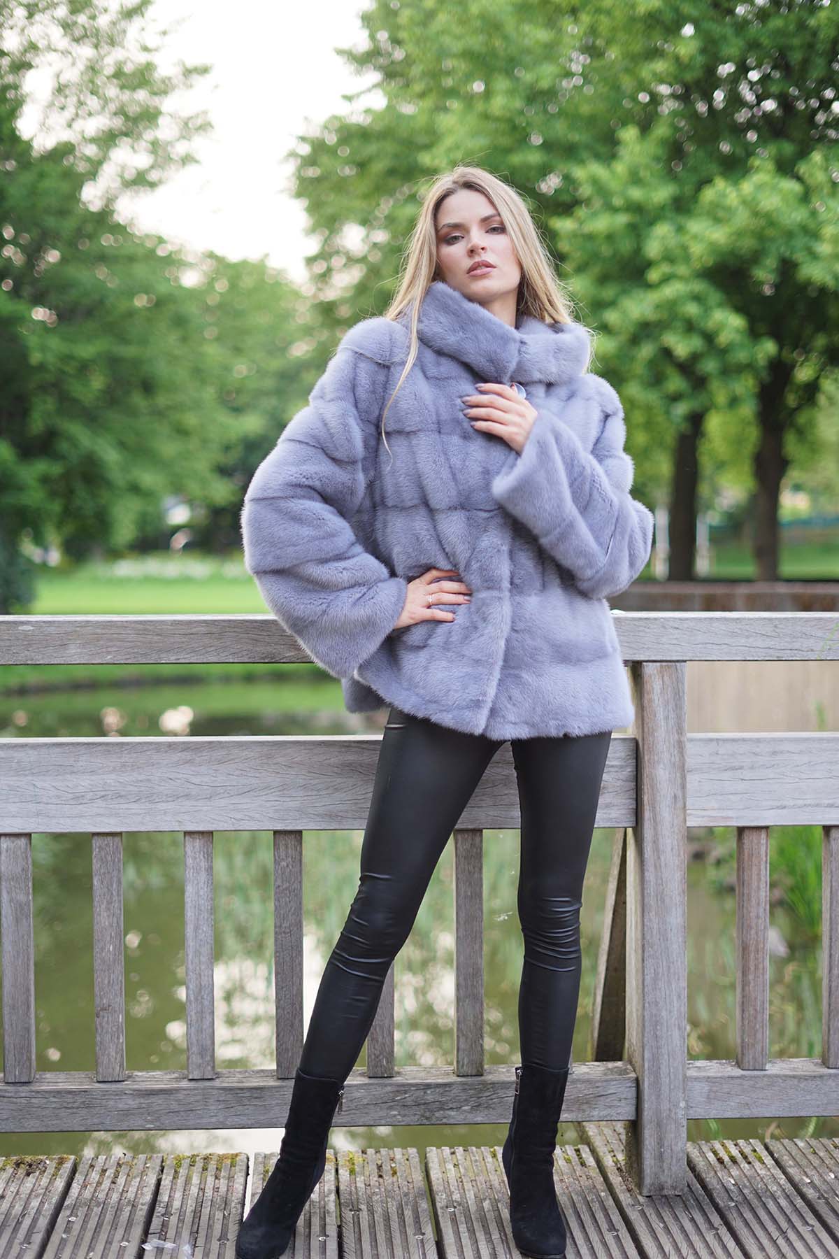 Pelzjacke aus Nerz Pelz Jacke aus Nerz Echtfell Jacke Nerz