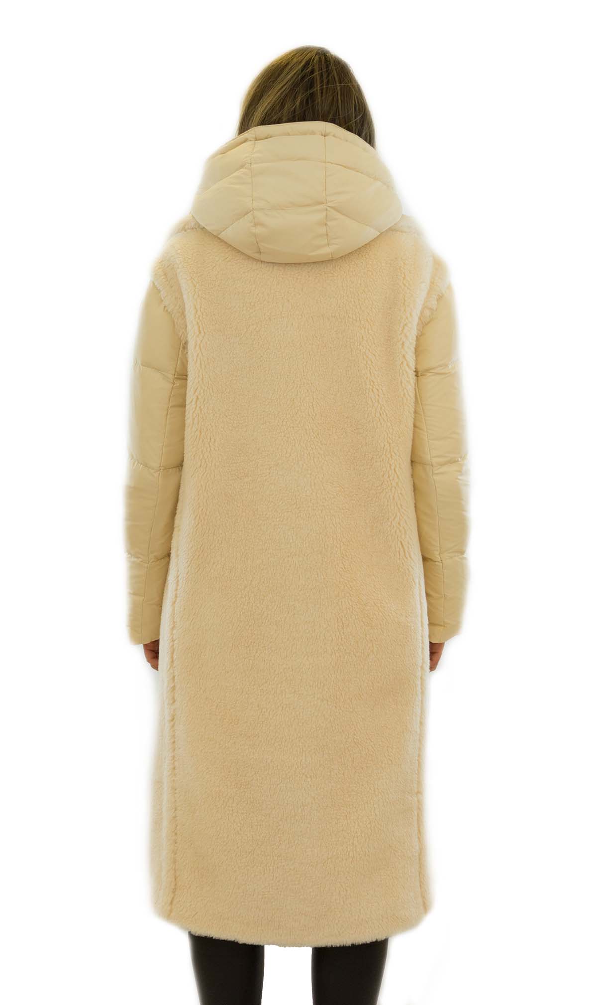 Wintmantel Daunenmantel Mantel aus Wolle Woolcoat 100 % Wolle