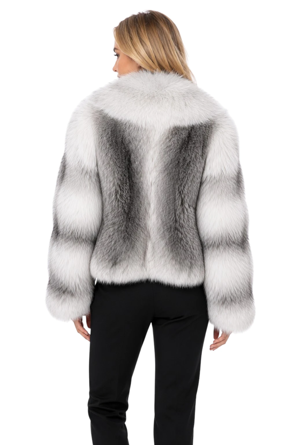 Fuchsjacke Katrin in heller natürlicher Fellfarbe