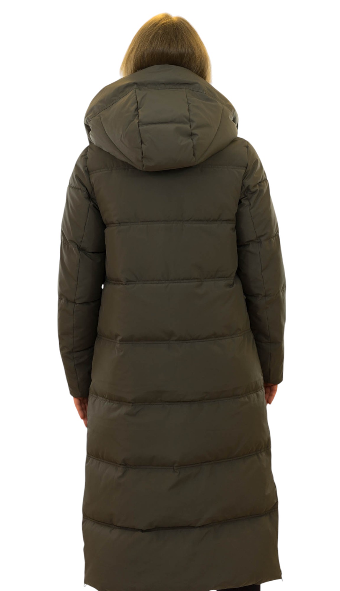 Gefütterter Steppmantel Nora für Damen in Khaki