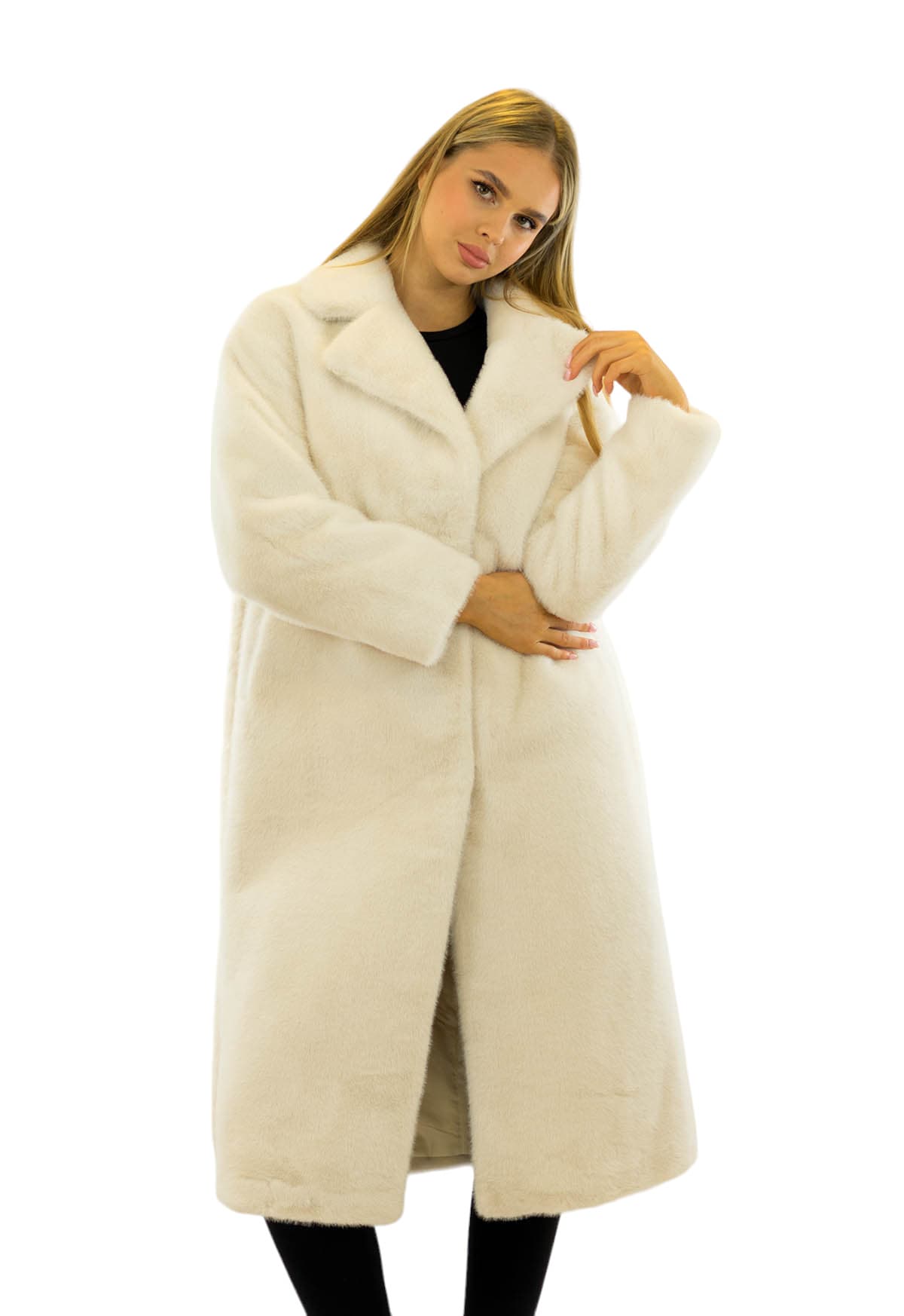 faux fur lange teddy mantel kunstfell webpelz