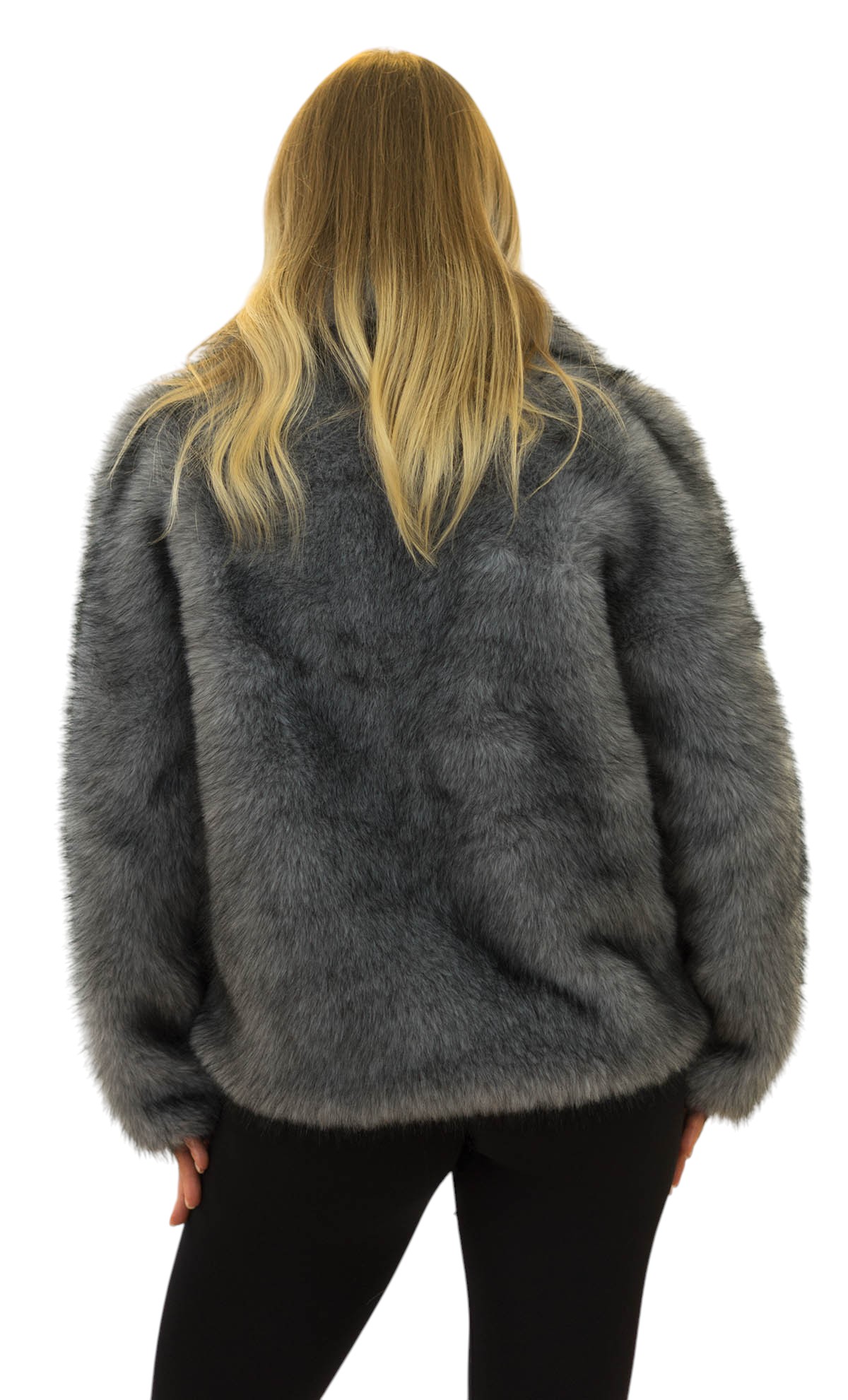 Pelzjacke Fake Fur Jacke Kunstpelzjacke Damen Alltagslook