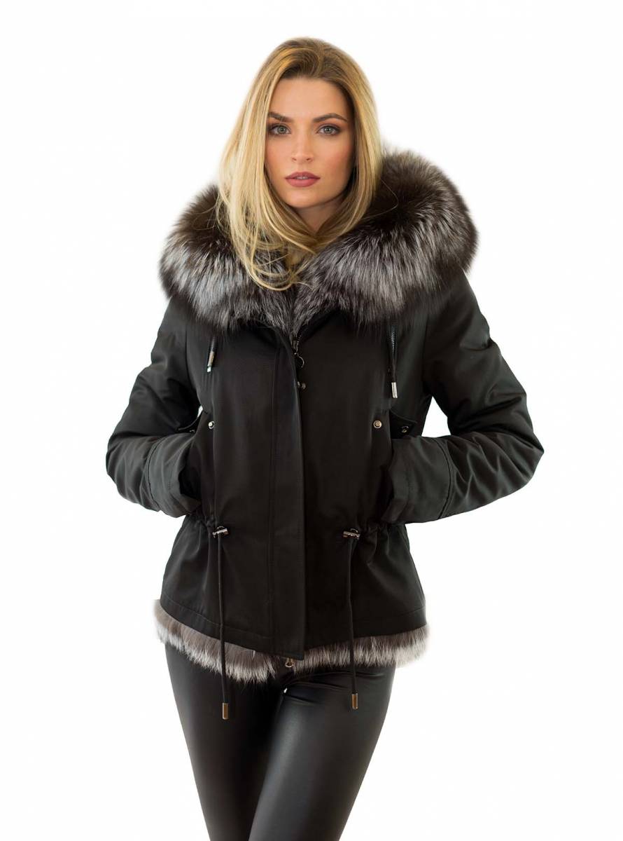 Echtfell Damen Parka