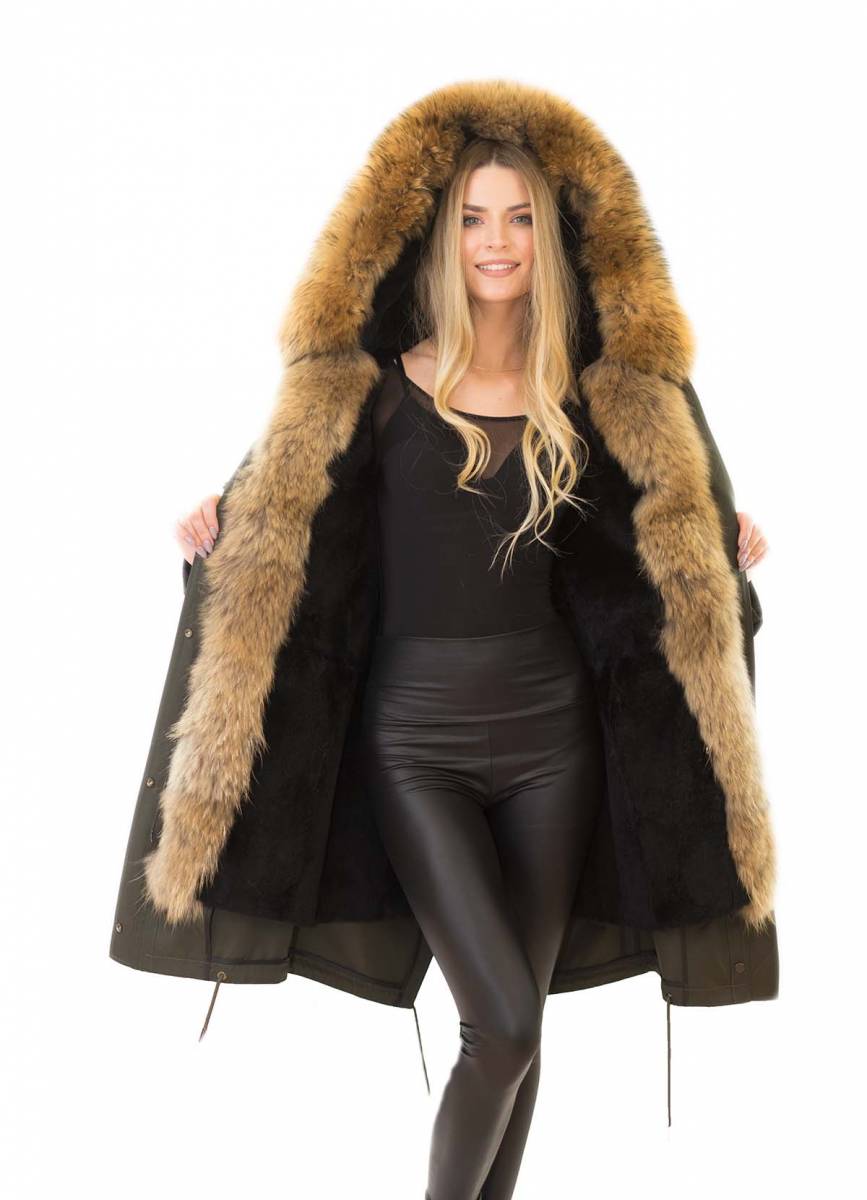 Jacke Mit Echtfell Damen