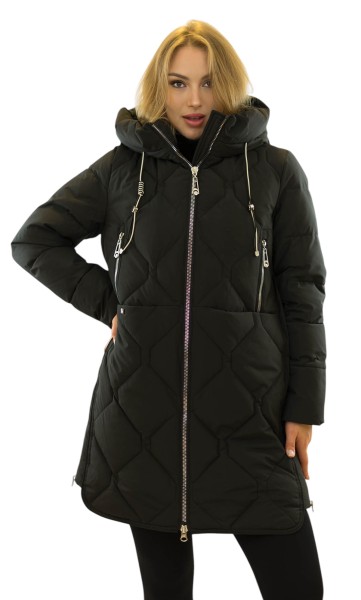 Warme Damen Winterjacke Freja mit wattiertem Innenfutter