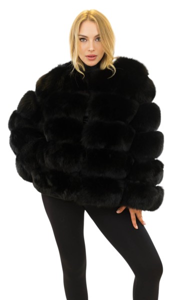 Damenjacke aus Echtpelz Fuchsjacke im Trend